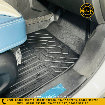 TPE FLOOR MAT (2) ROWS (BLACK) SOUEAST S09 (2025 UP) COLOR)