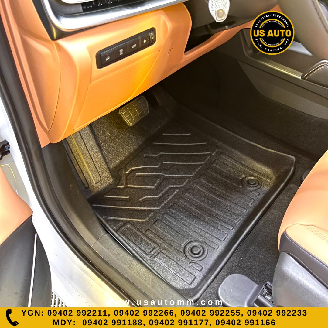 TPE FLOOR MAT (2) ROWS (BLACK) BAIC X7 (2020 UP)-5