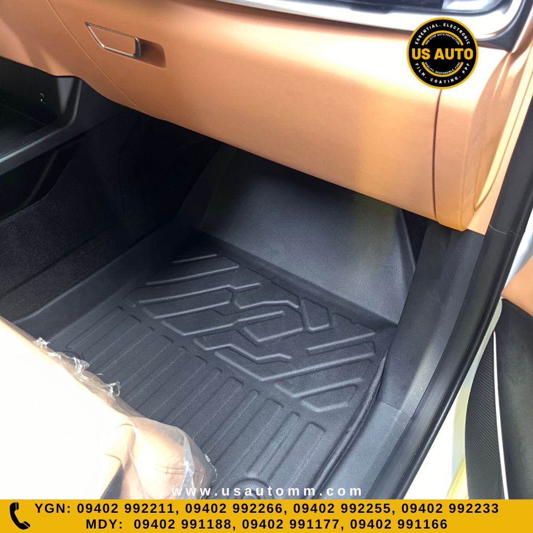 TPE FLOOR MAT (2) ROWS (BLACK) BAIC X7 (2020 UP)-6