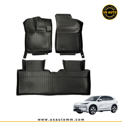 TPE FLOOR MAT (2) ROWS (BLACK) GEELY EX5