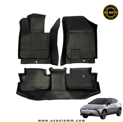 TPE FLOOR MAT (2) ROWS (BLACK) GEELY GEOMETRY C