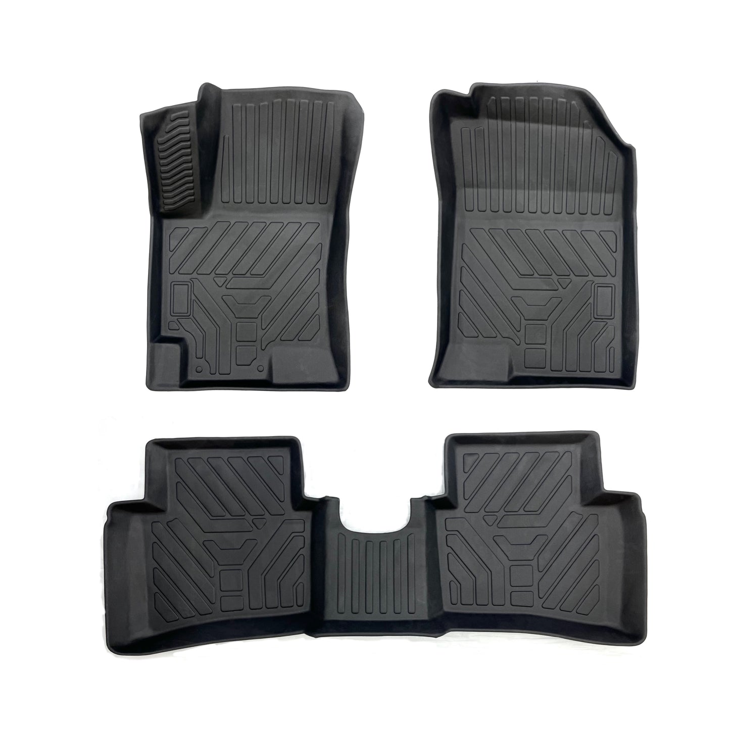 TPE FLOOR MAT (2) ROWS (BLACK) HYUNDAI ACCENT (2021)