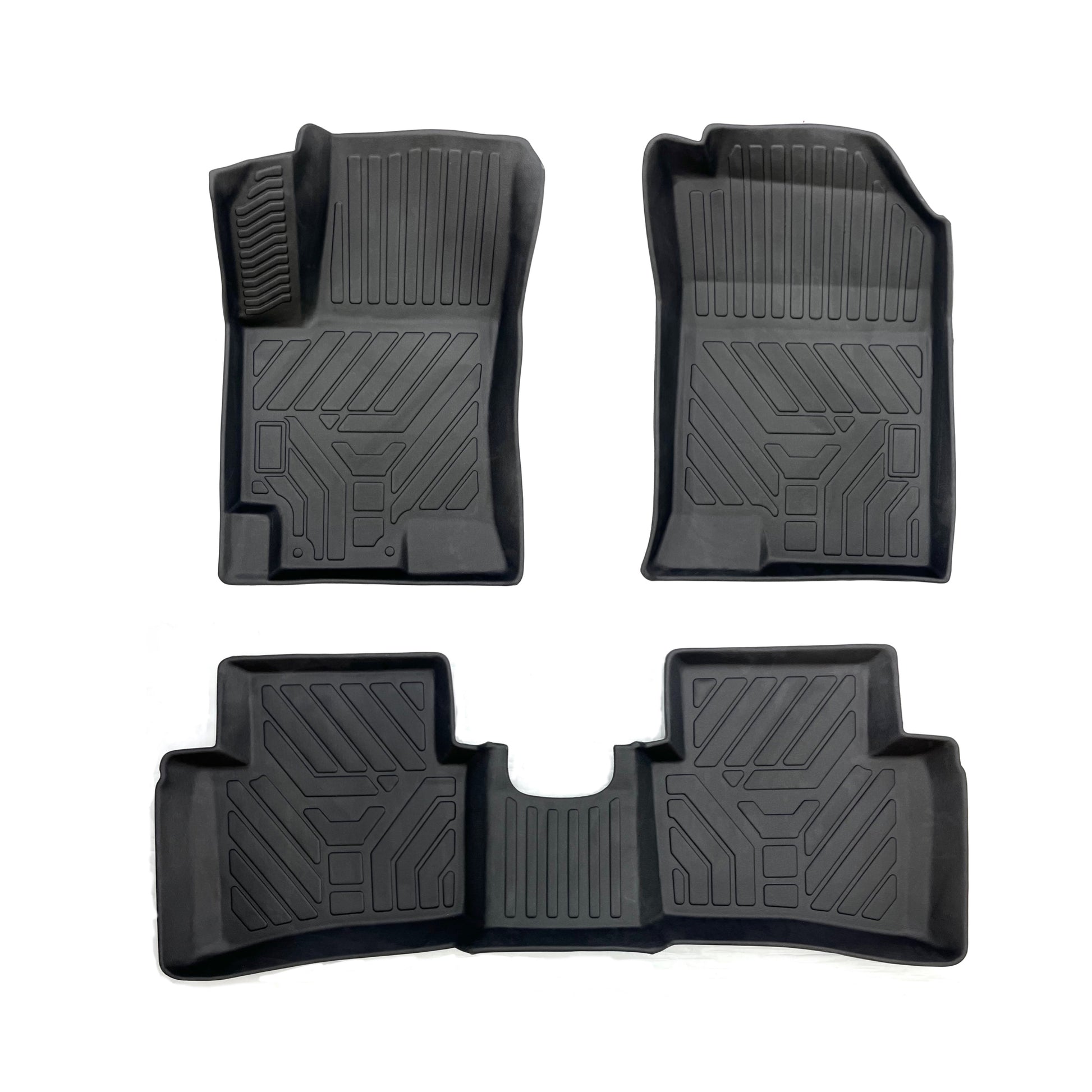 TPE FLOOR MAT (2) ROWS (BLACK) HYUNDAI ACCENT (2021)