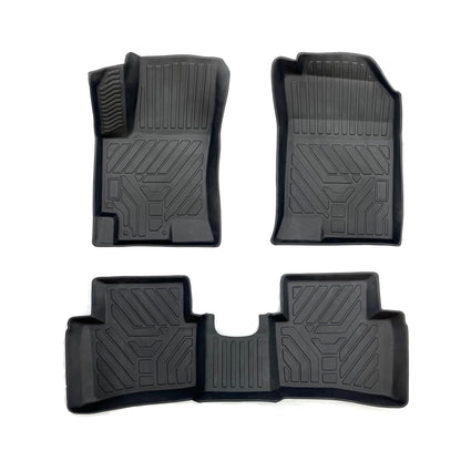 TPE FLOOR MAT (2) ROWS (BLACK) HYUNDAI ACCENT (2021)