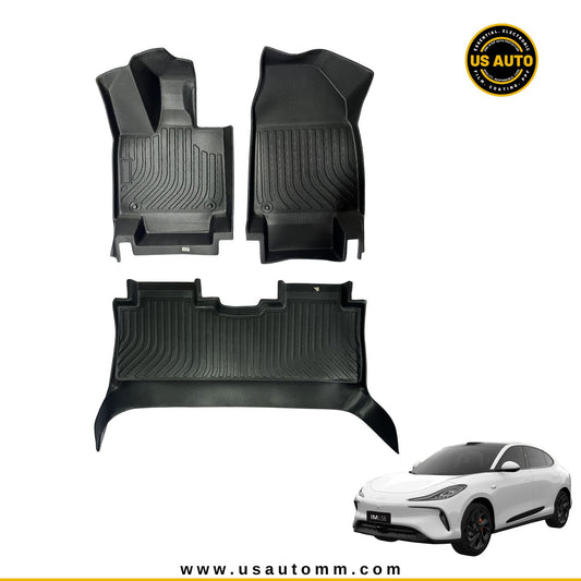 TPE FLOOR MAT (2) ROWS (BLACK) IM LS6 EV