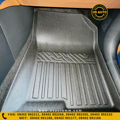 TPE FLOOR MAT (2) ROWS (BLACK) KIA SPORTAGE (2021 UP)