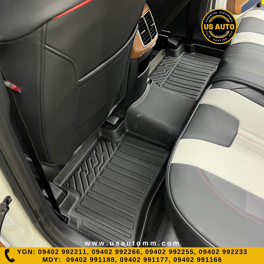 TPE FLOOR MAT (2) ROWS (BLACK) KIA SPORTAGE (2021 UP)