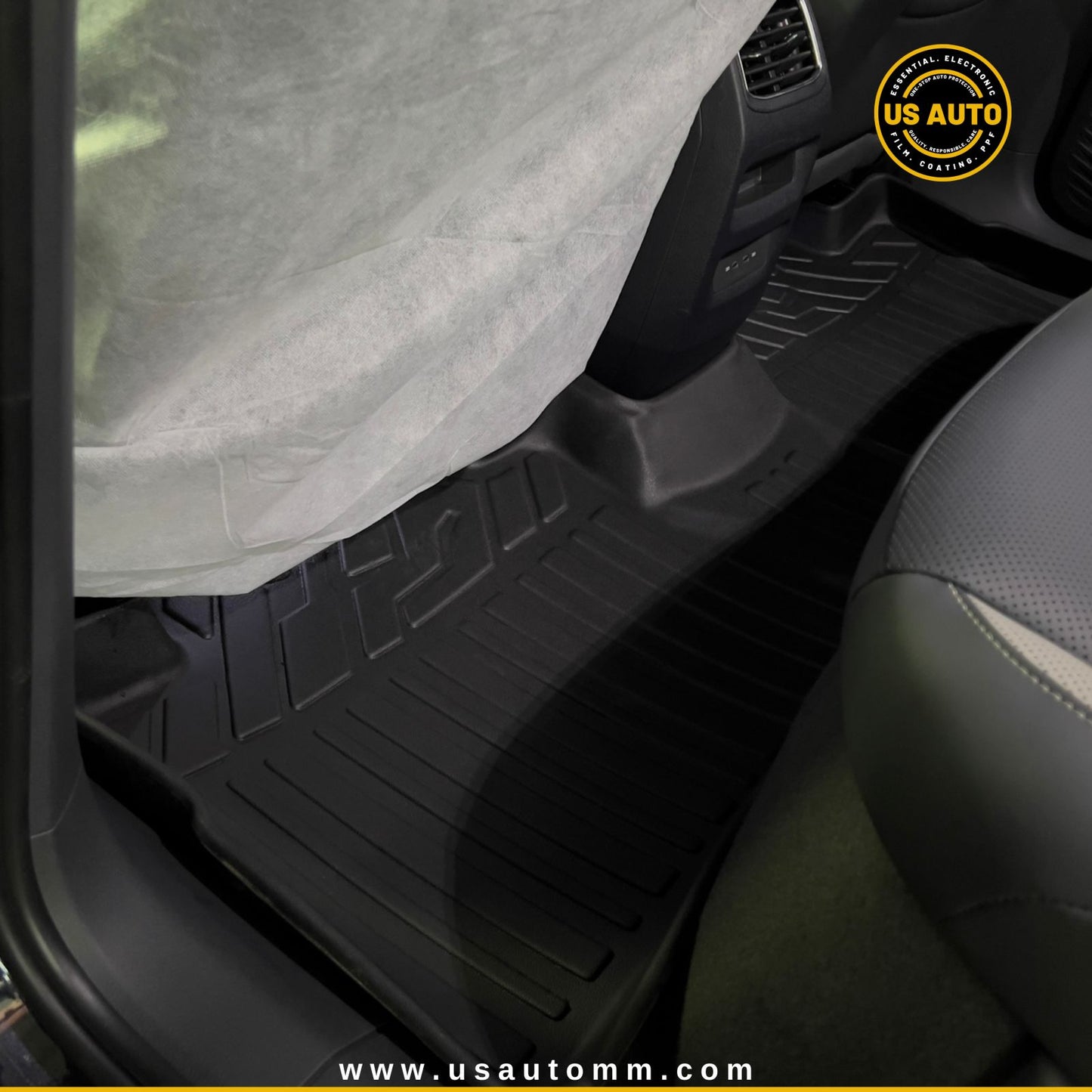 TPE FLOOR MAT (2) ROWS (BLACK) VW ID.4 CROZZ EV