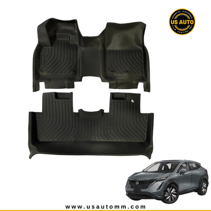 TPE FLOOR MAT (2) ROWS (BLACK) NISSAN ARIYA EV