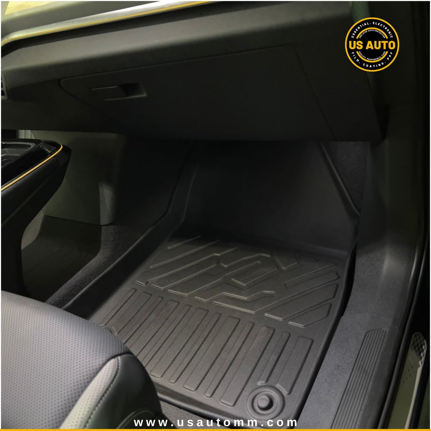 TPE FLOOR MAT (2) ROWS (BLACK) VW ID.4 CROZZ EV