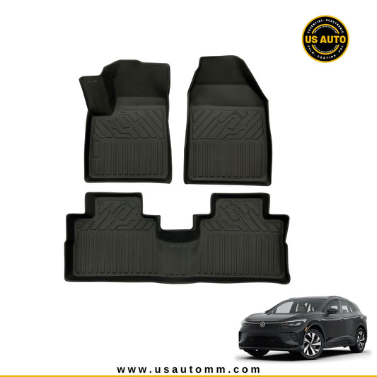 TPE FLOOR MAT (2) ROWS (BLACK) VW ID.4 CROZZ EV