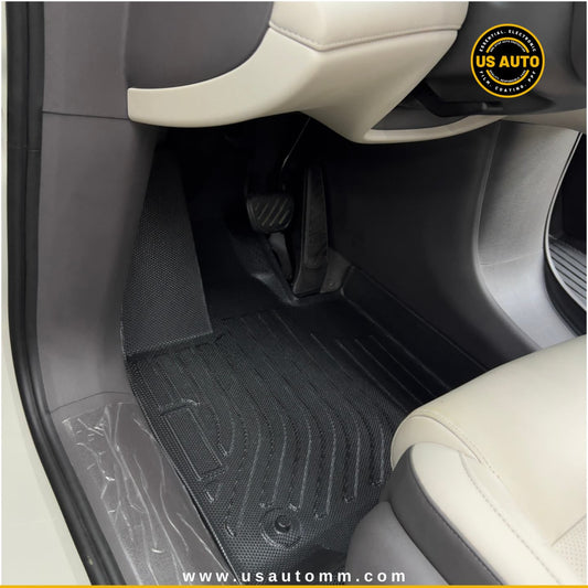 TPE FLOOR MAT (2) ROWS (BLACK) IM LS6 EV