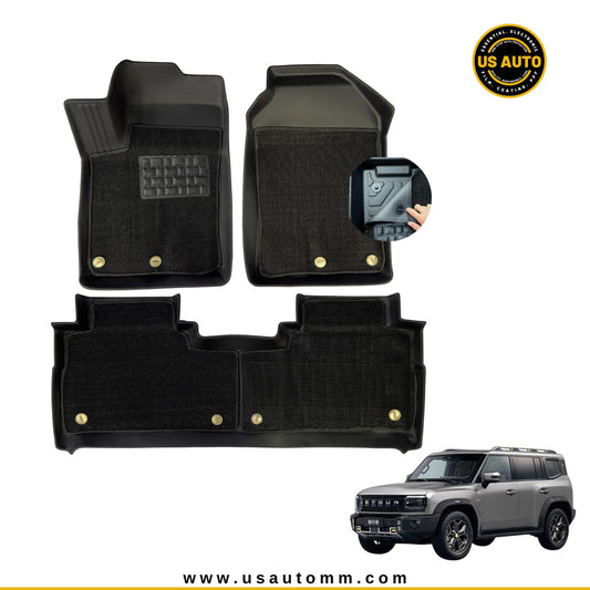 TPE FLOOR MAT DOUBLE LAYER (2) ROWS JETOUR T2 (2025 UP)