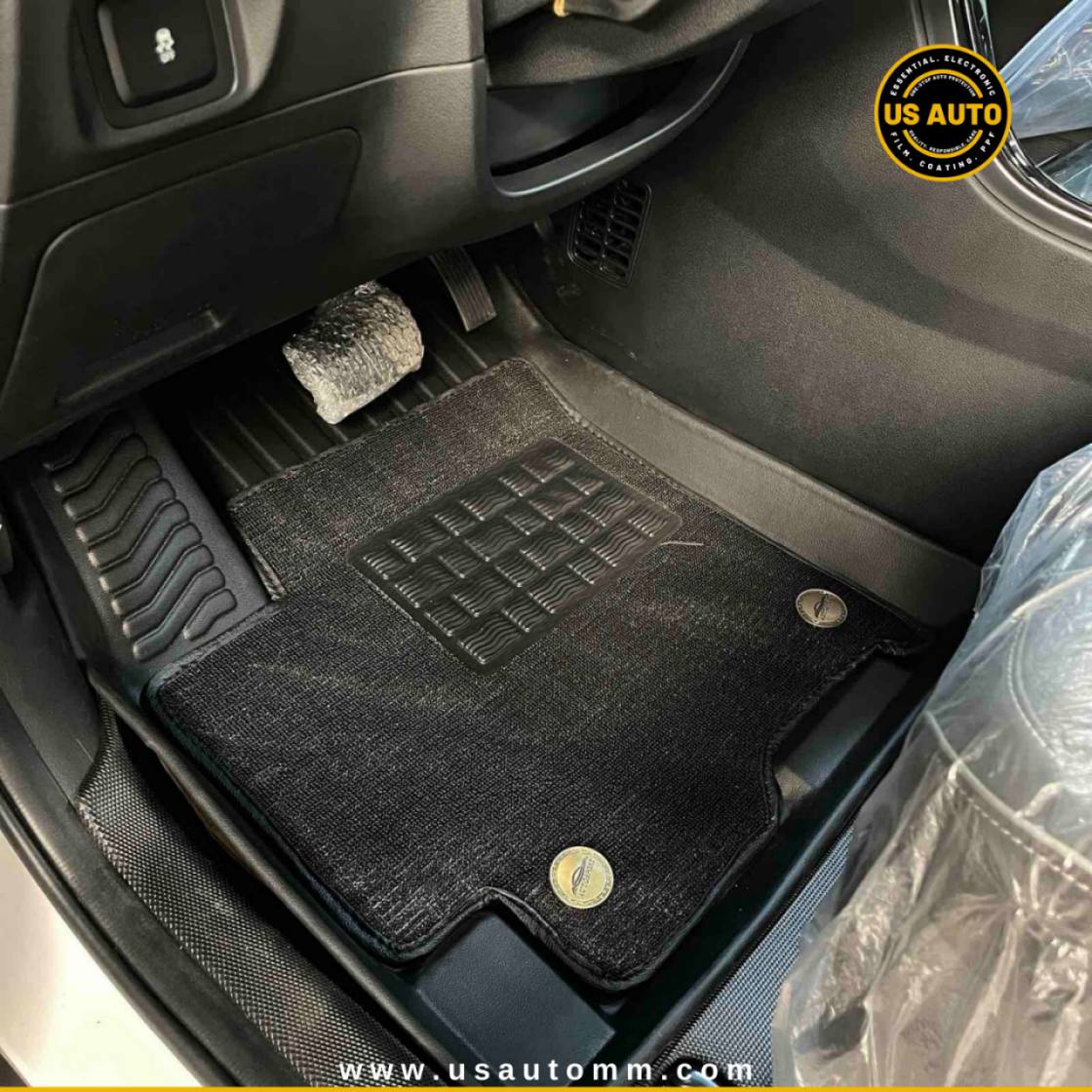 TPE FLOOR MAT DOUBLE LAYER (2) ROWS HYUNDAI CRETA (2024 UP)