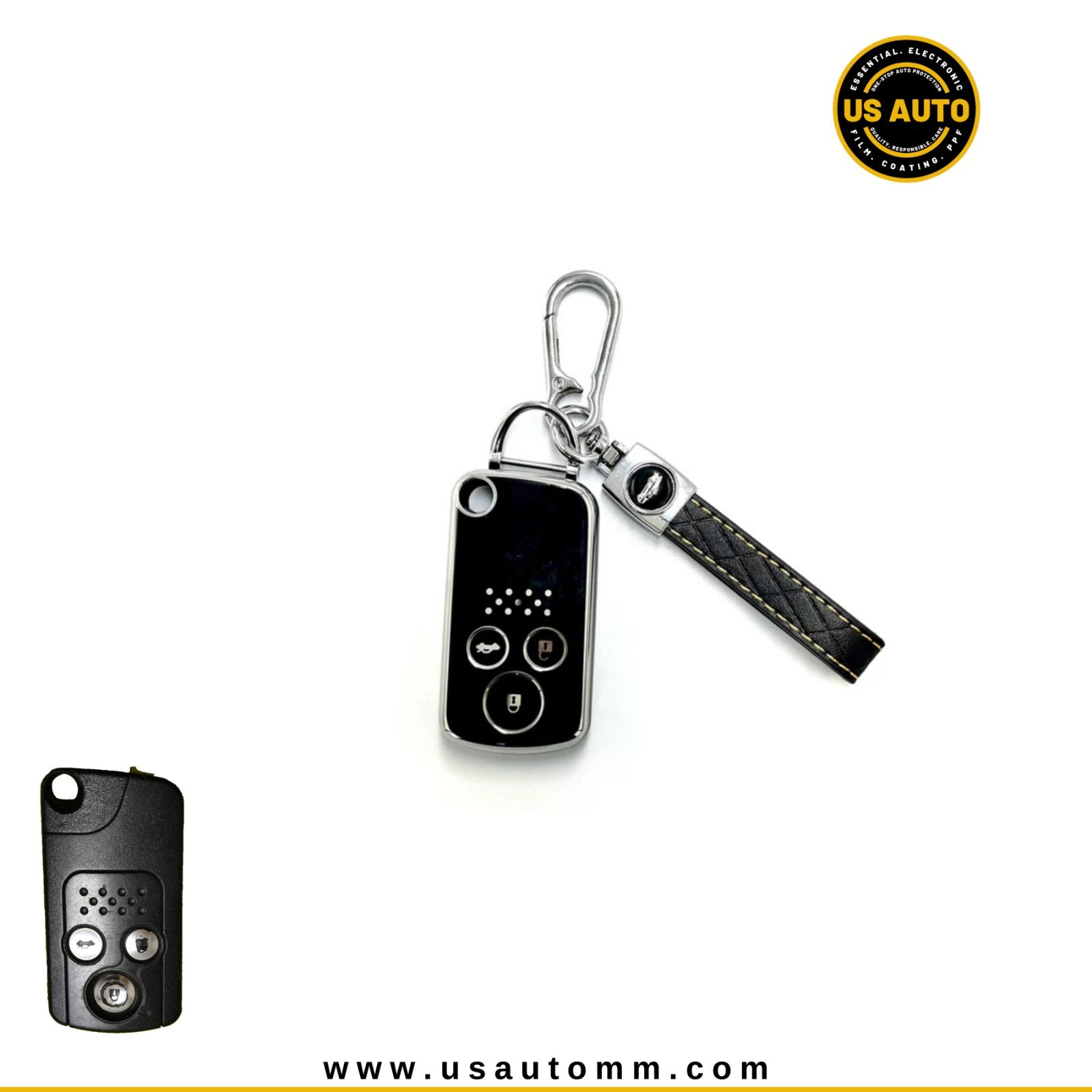 TPU & PC KEY (BLACK) HONDA UNI (08 ~12)