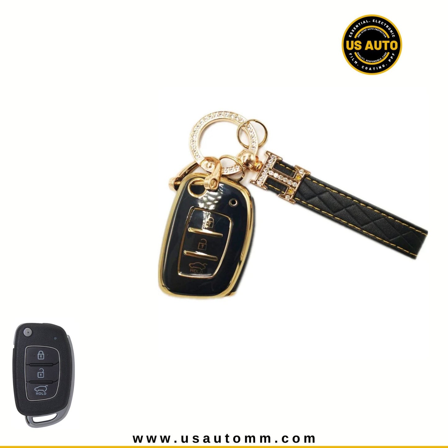 TPU & PC KEY (BLACK) HYUNDAI UNI