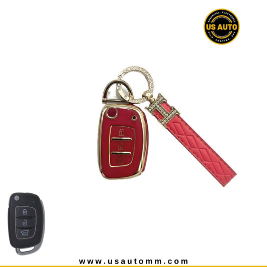TPU & PC KEY (RED) HYUNDAI UNI
