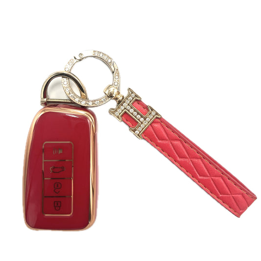 TPU & PC KEY (RED) LEXUS UNI-1