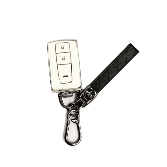 TPU & PC KEY (WHITE) TOYOTA CROWN (2004)