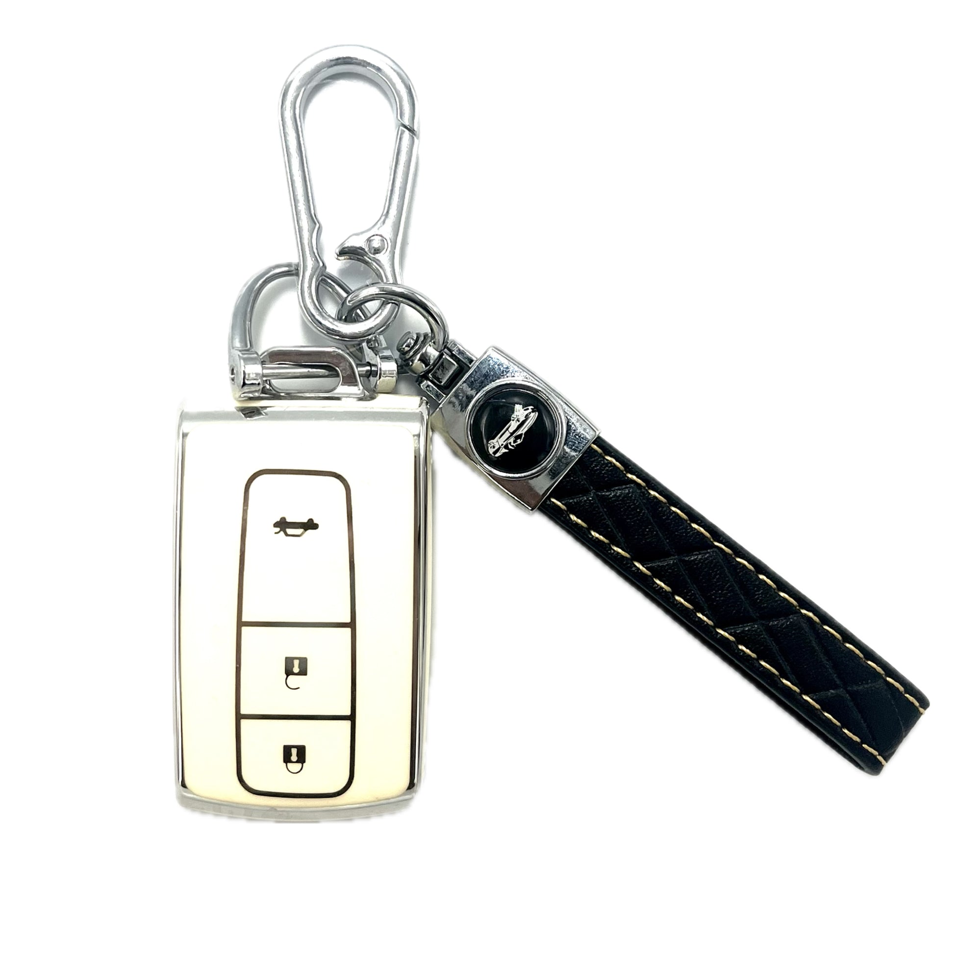 TPU & PC KEY (WHITE) TOYOTA CROWN (2004)-1