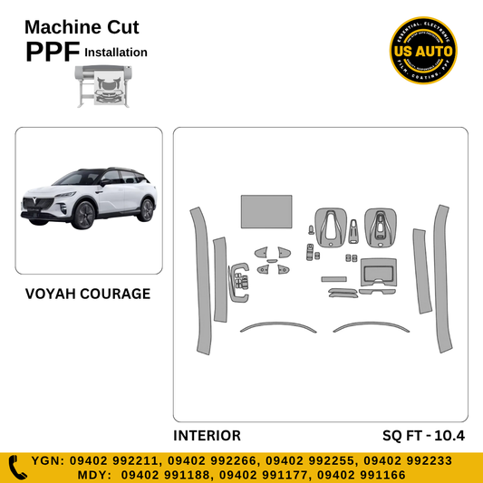 MACHINE CUT INTERIOR PPF VOYAH COURAGE EV
