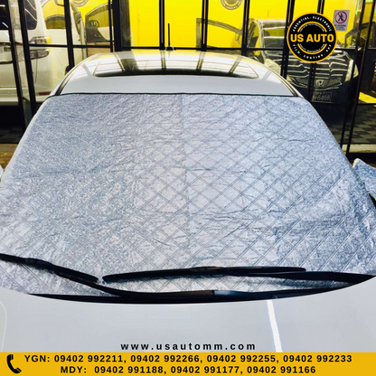 WINDSHIELD SUN COVER (L) (SILVER)