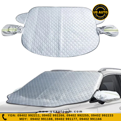WINDSHIELD SUN COVER (L) (SILVER)