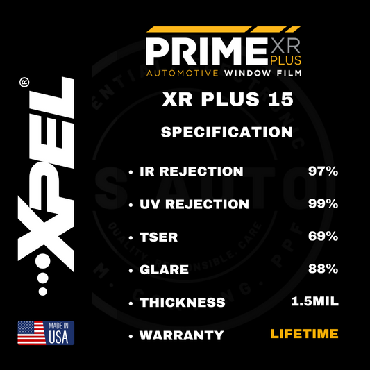 XPEL PRIME XR PLUS FILM 80% XPXRPL1560 (SQ-FT)