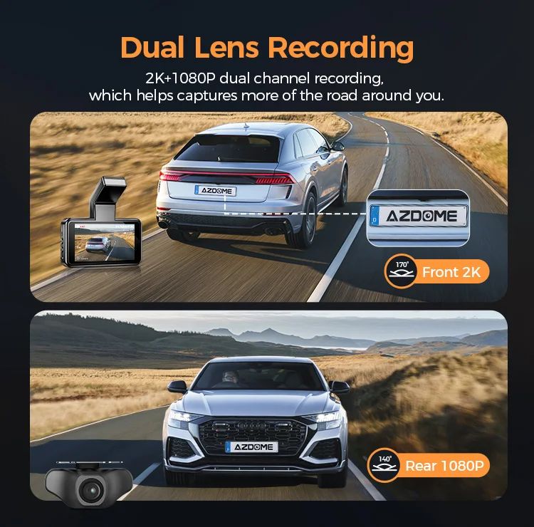 AZDOME M17 PRO 3K ULTRA HD BLACK BOX 2CH