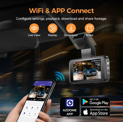 AZDOME M17 PRO 4K ULTRA HD BLACK BOX 2CH