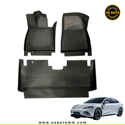 TPE FLOOR MAT (2) ROWS (BLACK) BYD SEAL EV