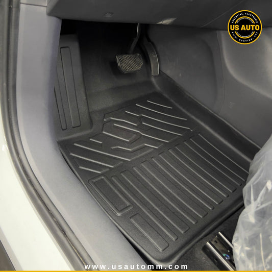 TPE FLOOR MAT (2) ROWS (BLACK) LEAP MOTOR B10 EV
