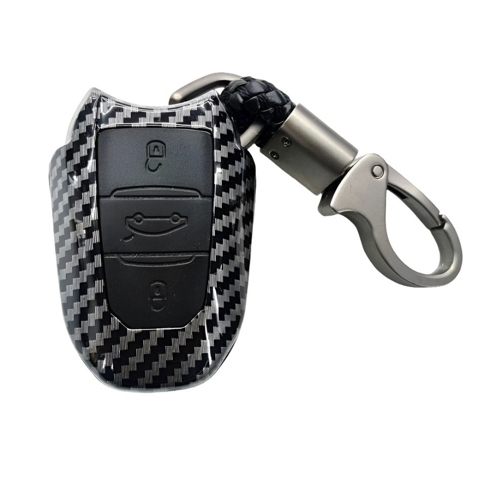 CARBON FIBER KEY (BLACK)_PEUGEOT  UNI