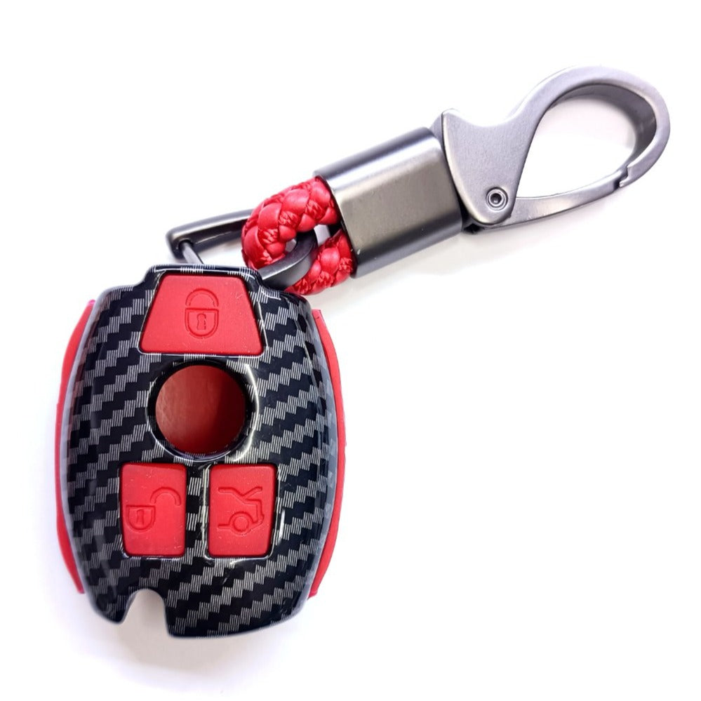 CARBON FIBER KEY (RED)_MERCEDES UNI