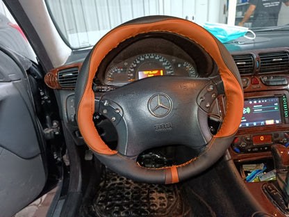 HAND SEW STEERING COVER (ONE SHAPE) (MIX COLOR)