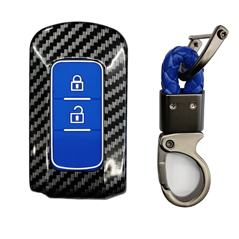 CARBON FIBER KEY (BLUE) MITSUBISHI ECLIPSE CROSS (19~20)